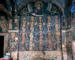 When you visit the Patriarchate of Pec Monastery you can see a group of four domed churches where there is a series of wall paintings. It is a spiritu